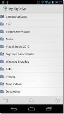 Android-SkyDrive-Explorer