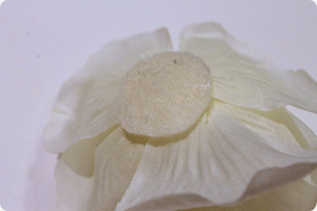 felt flower backing headband diy