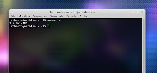 Linux 3.7.8 su Arch Linux