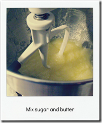 mix sugar and butter