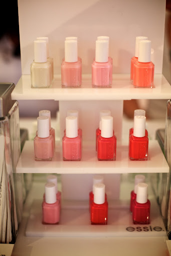 Guests could also get their nails painted with Essie polish. Guests could also get their nails painted with Essie polish.