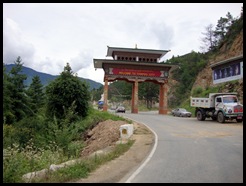 Thimpu Entrance gate Thimpu Entrance gate
