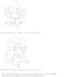 [AA]ラウラボーデヴィッヒ ＆ シャルロットデュノア （インフィニット・ストラトス）