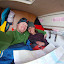 Chillin in bed on the sailboat beneath Mt. Moran. Teton National Park/Jackson Lake 6/4/11.