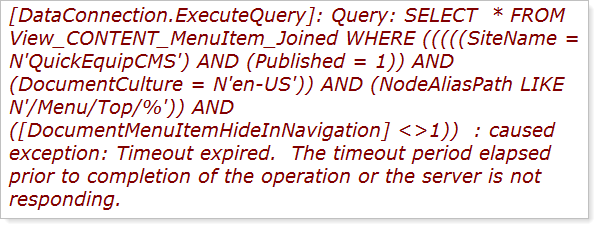 SQL query exposed by ELMAH
