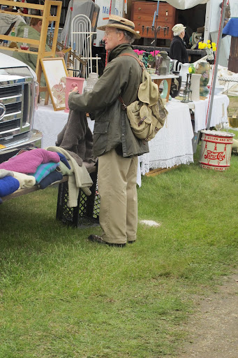 Another dapper Brimfield shopper.
