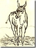 Platero - Dibujo de Benjamín Palencia