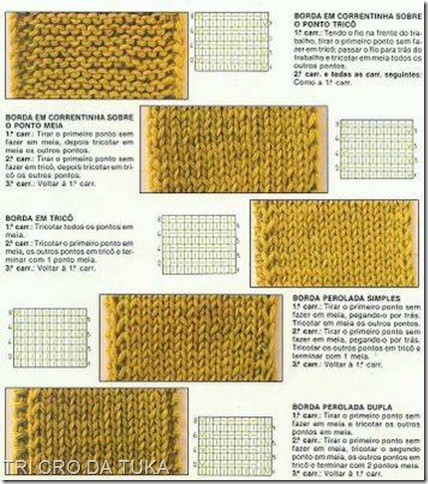 como deixar as bordas