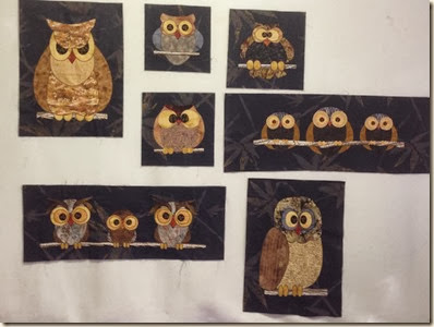 owls back on wall