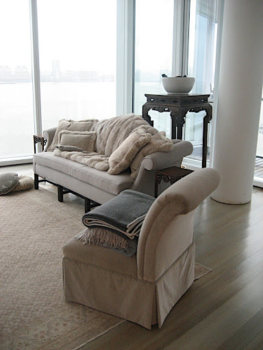 This is the furniture from my studio apartment on the Upper East Side.