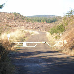 Here's the locked gate, which made us hike in 3 mi to the summit PC030143.JPG