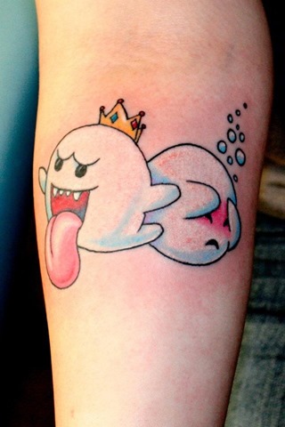 Super-Mario-Gost-Tattoo Super-Mario-Gost-Tattoo