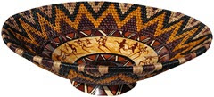 Large Ceramic-Grass Bowl - Bushman