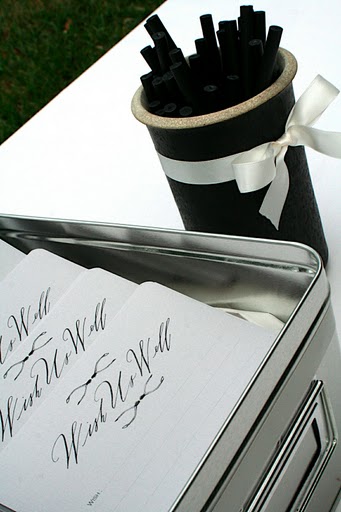 The cards that Evan designed (using Betsy Dunlap's calligraphy) for guests to sign and put in the wishing well. The cards that Evan designed (using Betsy Dunlap's calligraphy) for guests to sign and put in the wishing well.