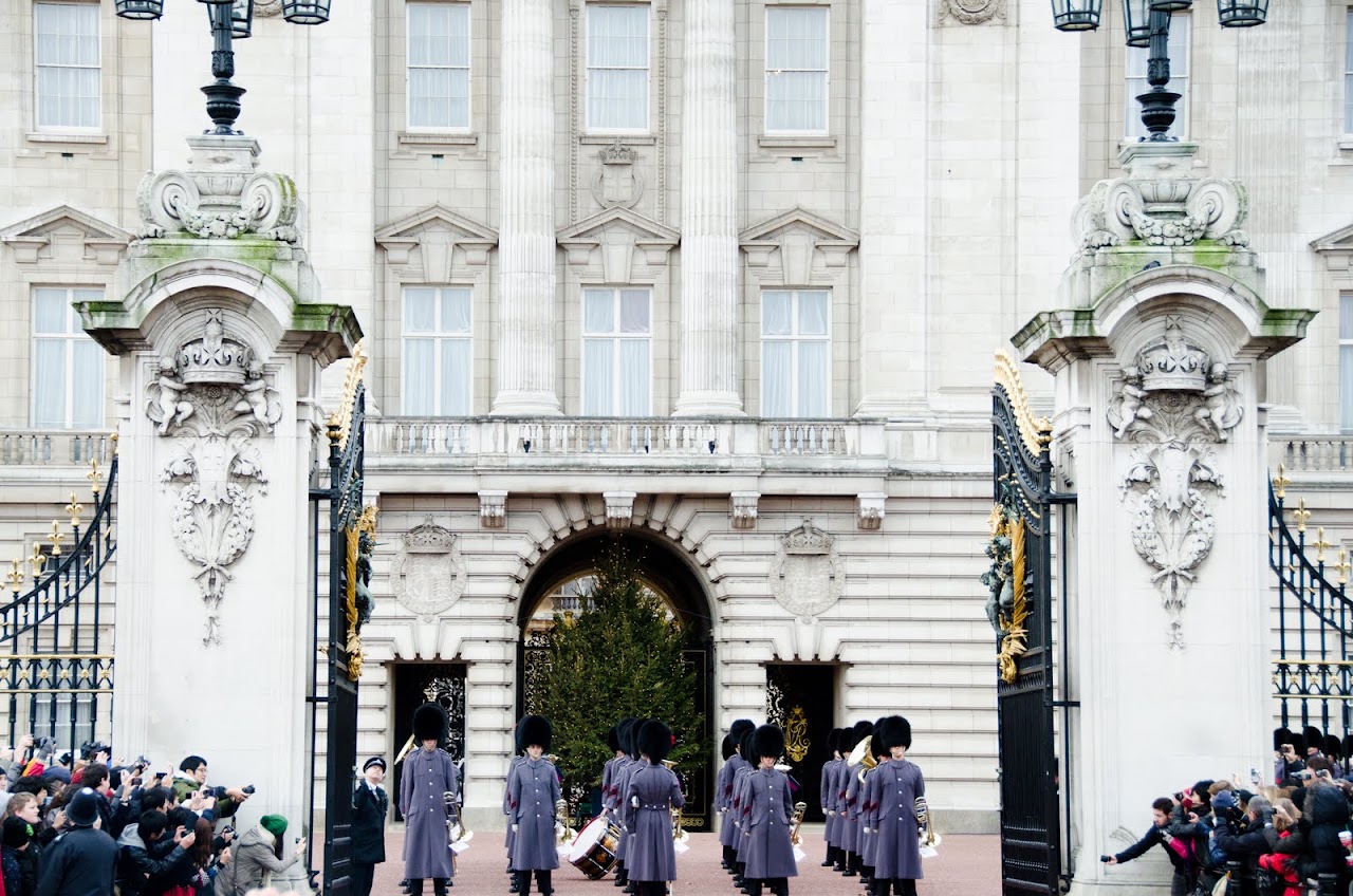 Changing of the guards Buckingham Palace