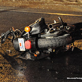 Sacramento, CA | This was a minor accident involving a motercycle. The motercycle did catch fire in the middle of the road. The rider was transported to the hospital via paramedics with minor injuries. News_100930_MCAccidentWithFire