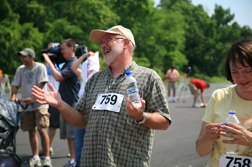 KSMU's Mike Smith and Michele Skalicky participated in the Media Outdoor Adventure Challenge.  (Photo Credit: Alex Crowder)