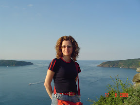 Boğaz'ın ortasında ben :)