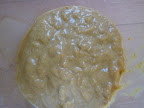 Seeds, powder, and vinegar pureed-the beginning of mustard.
