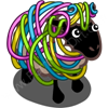 silly string sheep