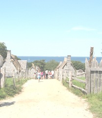 Plimoth Plant walking into the village Plimoth Plant walking into the village