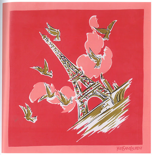 Yves Saint Laurent, silk, 1980s.
(