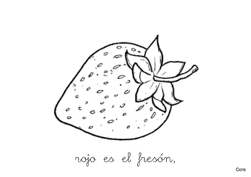 Dibujos para pintar de color rojo - Imagui