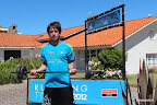 El futbolista Diego Placente en el Adidas Running Tour de Cariló. Gentileza: Mas Activa.