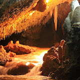 A Waterfall Running Through The Caves - Bridgetown, Barbados
