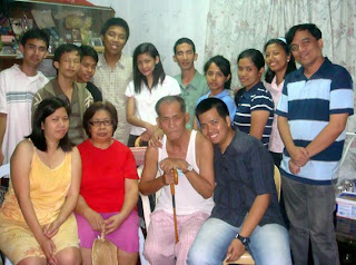 February 28: Feliciano Manio Jr. with Sister, Mother and Father (Fairview, Quezon City)
