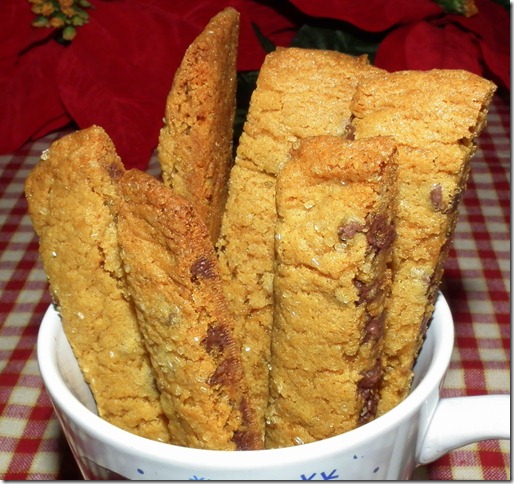 Ginger Chocolate Chip Cookie Sticks 12-15-11