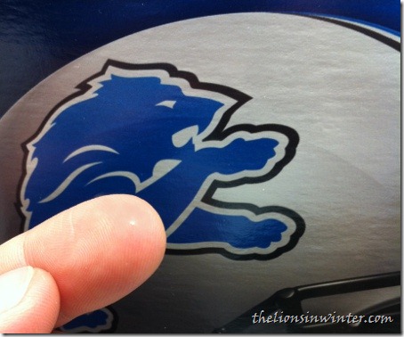 Taking the Detroit Lions with a grain of salt. credit: The Lions in Winter
