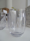 These monogrammed DuraClear tumblers from Williams-Sonoma won't ever break, which means you can bring them outside for a barbecue without worrying.