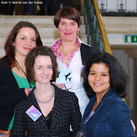 De dames van Boekids 2010, Elvira Semovic, Ellen van Heijningen, Tessa Veldhorst, Loraine Wei Yun