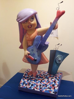 Ninot Falla infantil Diana 2012.