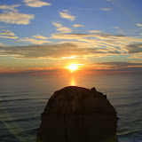 A Halo Frames The Sunset - Great Ocean Road, Australia