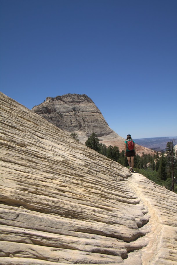 Walking on the Slick Rock