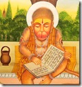 Hanuman reading