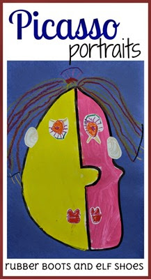 kindergarten paints Picasso by rubber boots and elf shoes kindergarten paints Picasso by rubber boots and elf shoes