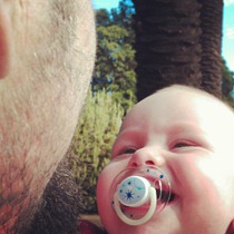 looking into his father's eyes