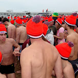 all the participants freezing their butts off in Scheveningen, Netherlands 