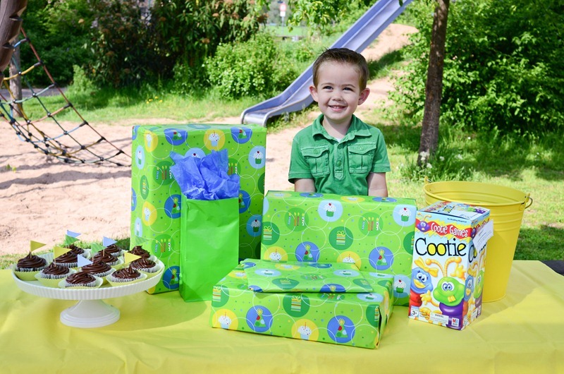 Matthew with presents
