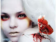 Red Bloody Butterfly And Beauty
