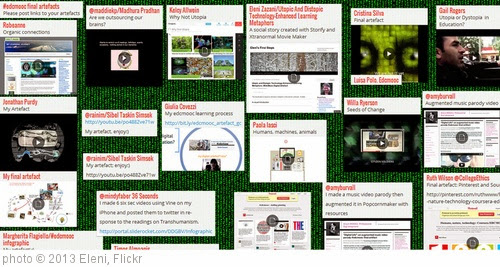 'The wall of #EdcMooc Art -e-Facts' photo (c) 2013, Eleni - license: https://creativecommons.org/licenses/by/2.0/