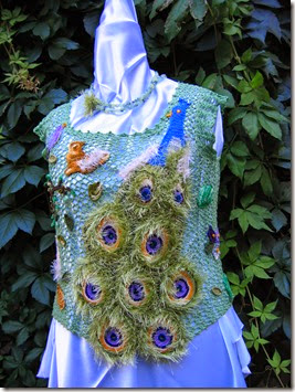 crochet peacock