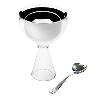 Ice-cream bowls don't usually look modern. This piece will be right at home in my kitchen. (bloomingdales.com)