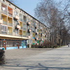 Appartments on Jana Pawla toward Nowa Huty.JPG