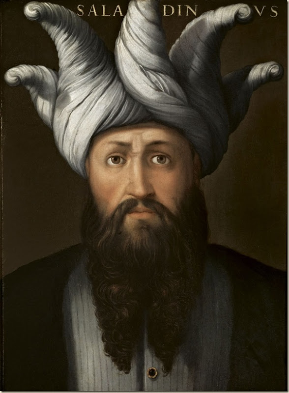 Saladin peint par Cristofano dell Altissimo Saladin peint par Cristofano dell Altissimo