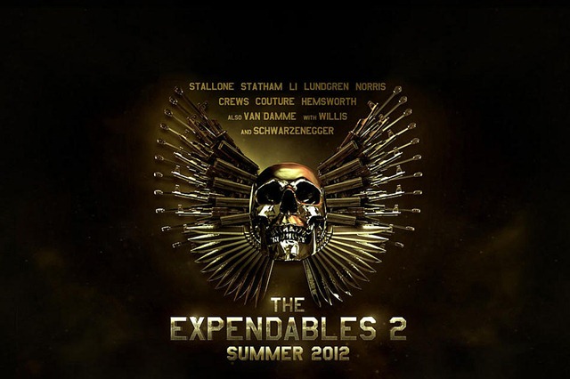 The Expendables 2 banner