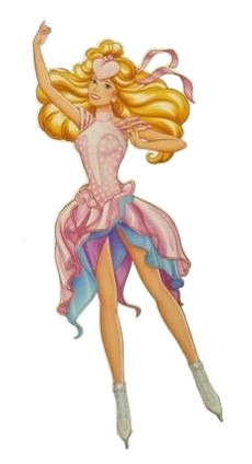 Barbie Ice Capades 50th Anniversary Illustration 1989